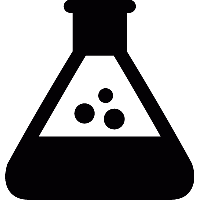 Test tube vector logo