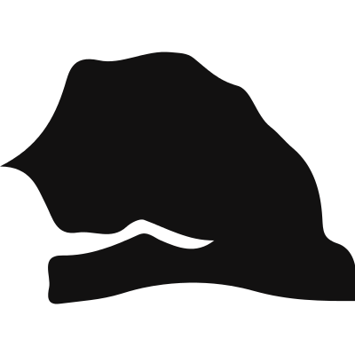 Senegal country map silhouette vector logo
