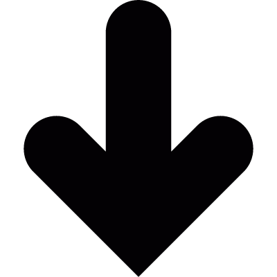 Down arrow vector logo