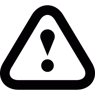 Caution sign vector logo