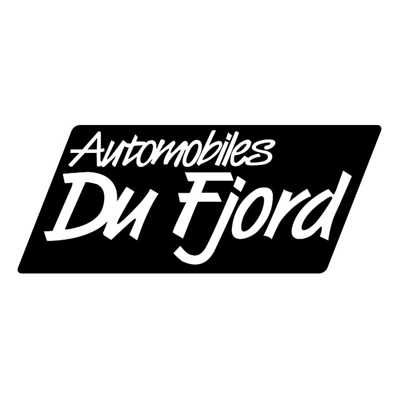 Automobiles Du Fjord vector logo