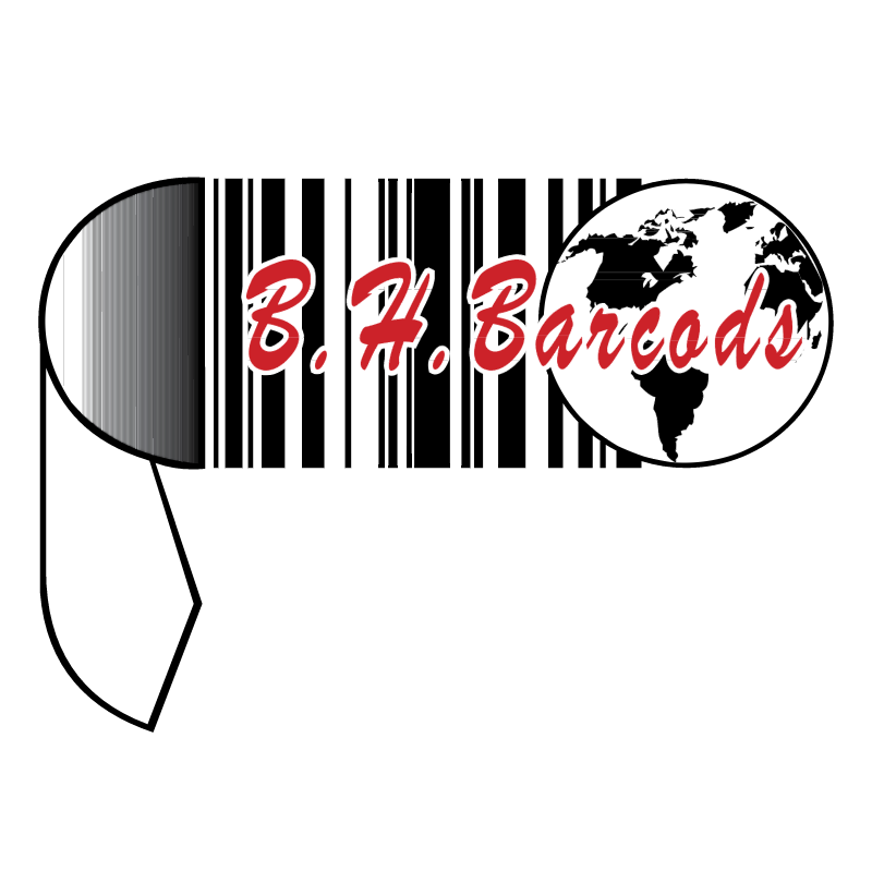 B H Barcods vector logo