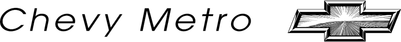 Chevy Metro logo vector