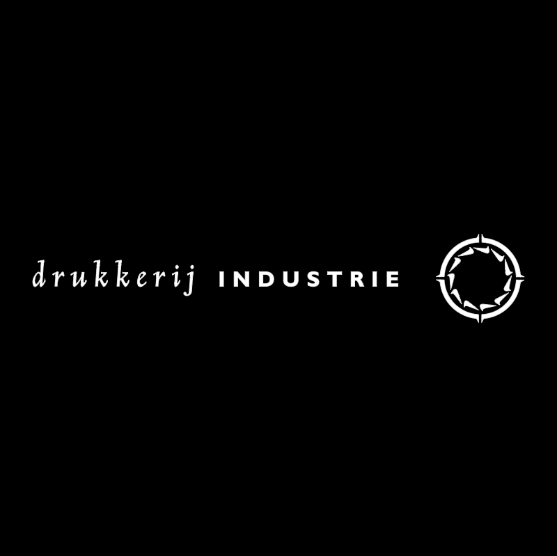 Drukkerij Industrie vector logo
