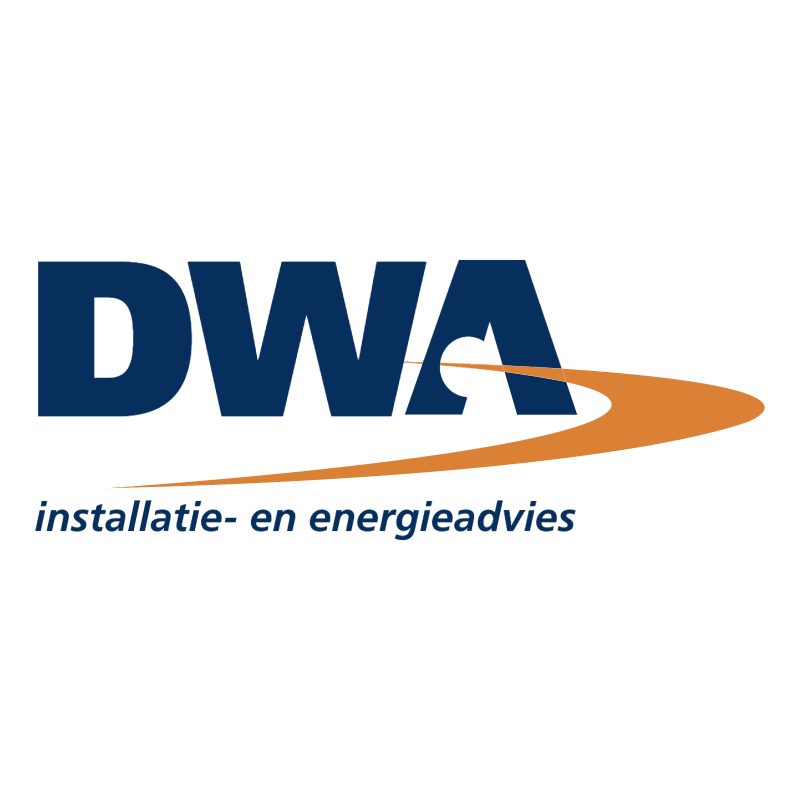DWA installatie en energieadvies vector logo