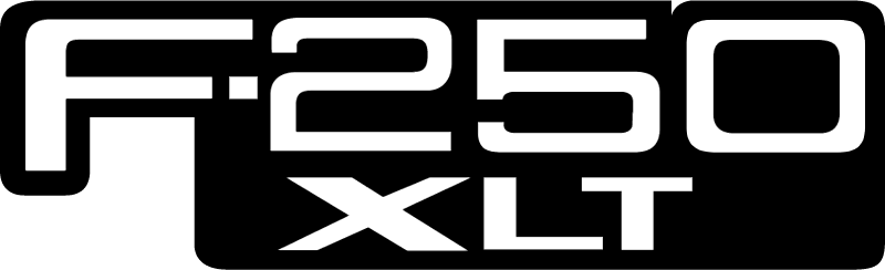 FORD F 250XLT vector logo