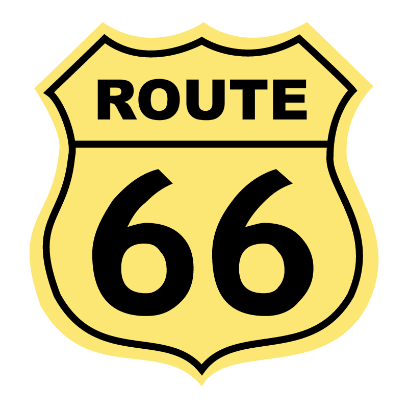 Route 66 vector logo