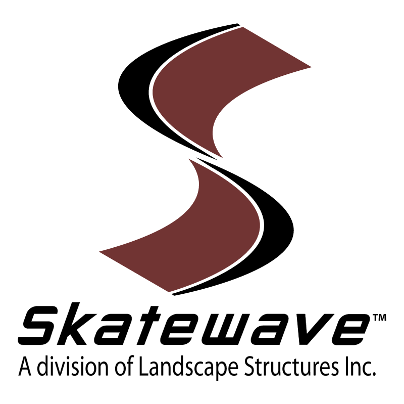 Skatewave vector logo