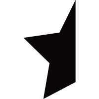 Half star vector