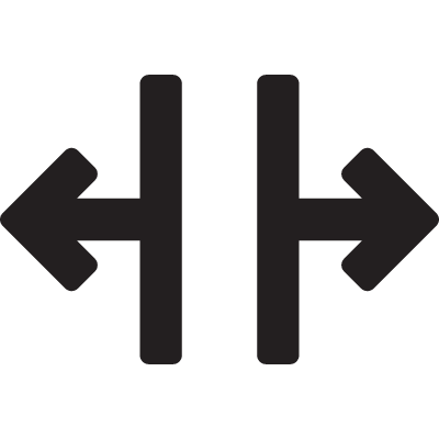 Split Vertical vector logo
