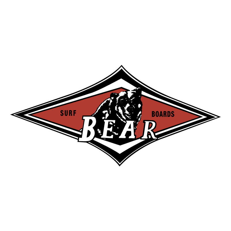 Bear Surf Boards vector logo