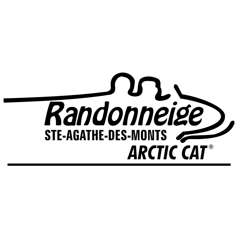 Randonneige Arctic Cat vector