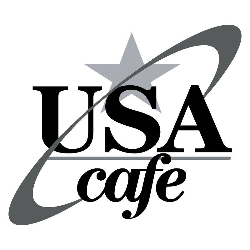 USA Cafe vector logo