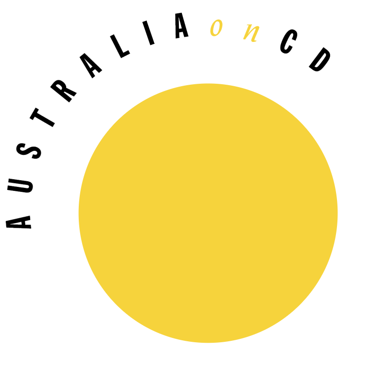 Australia on CD vector logo