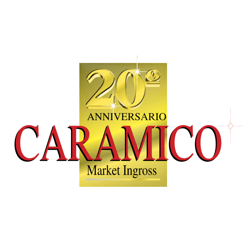 Caramico 20 Anniversario vector logo