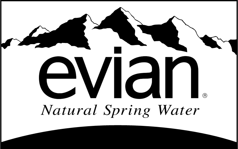 EVIAN WATER 2 vector logo