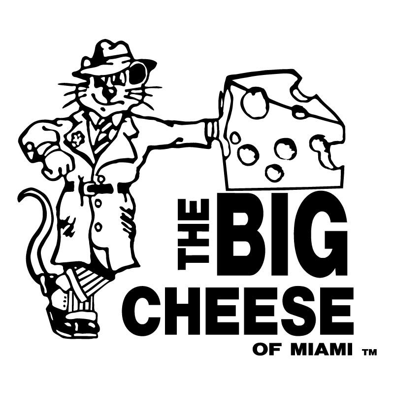 The Big Cheese of Miami vector
