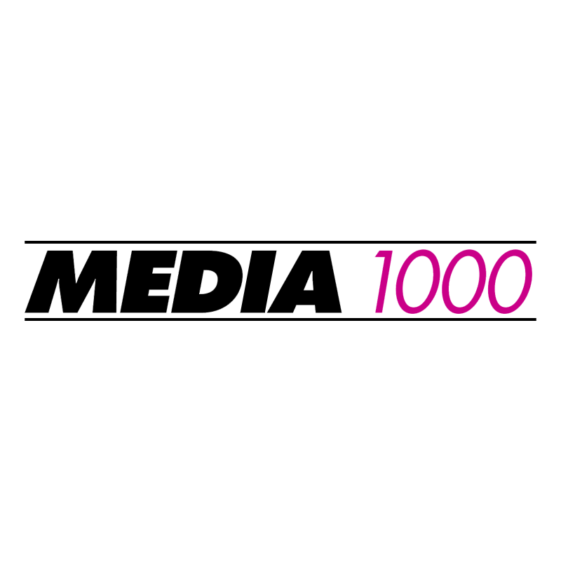 Media 1000 vector logo