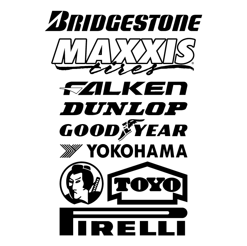 Tyre Logos vector