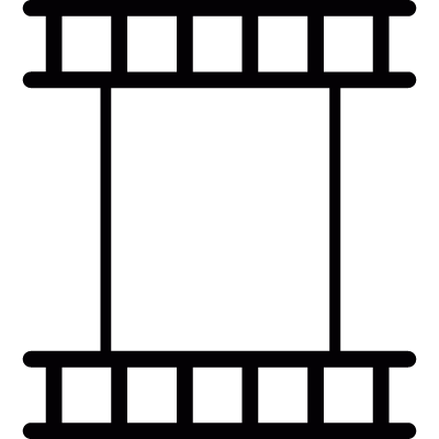 Cinema film vector logo