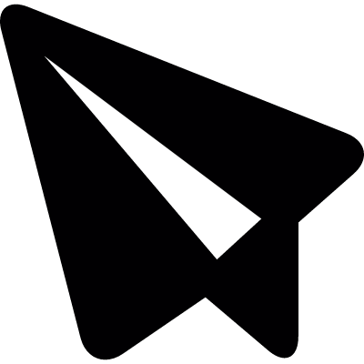 Message plane vector logo