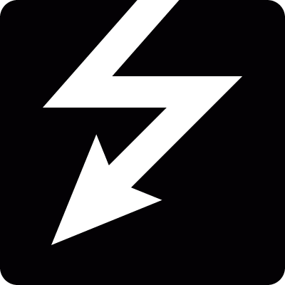 Bolt of lightning vector logo