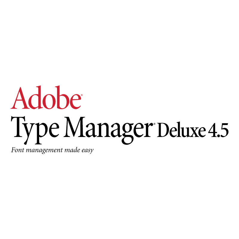 Adobe Type Manager Deluxe vector