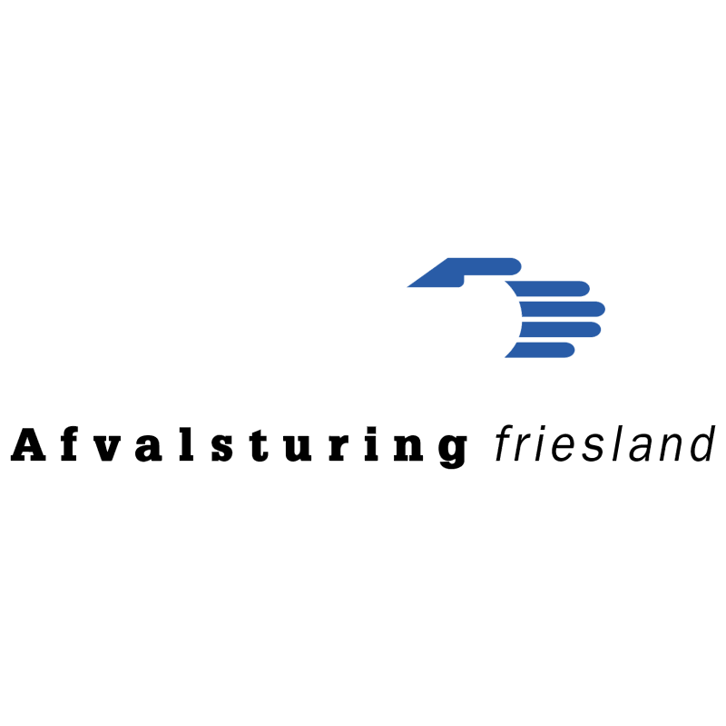 Afvalsturing Friesland vector