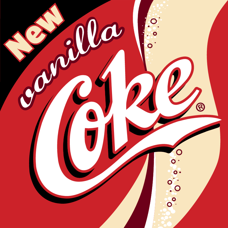 Coca Cola Vanilla vector