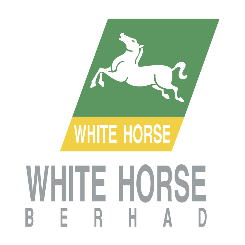 White Horse vector logo
