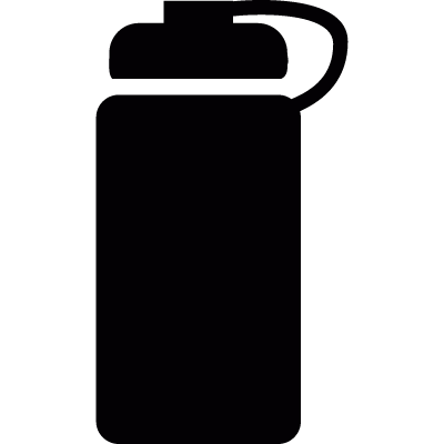 Water bottle vector logo