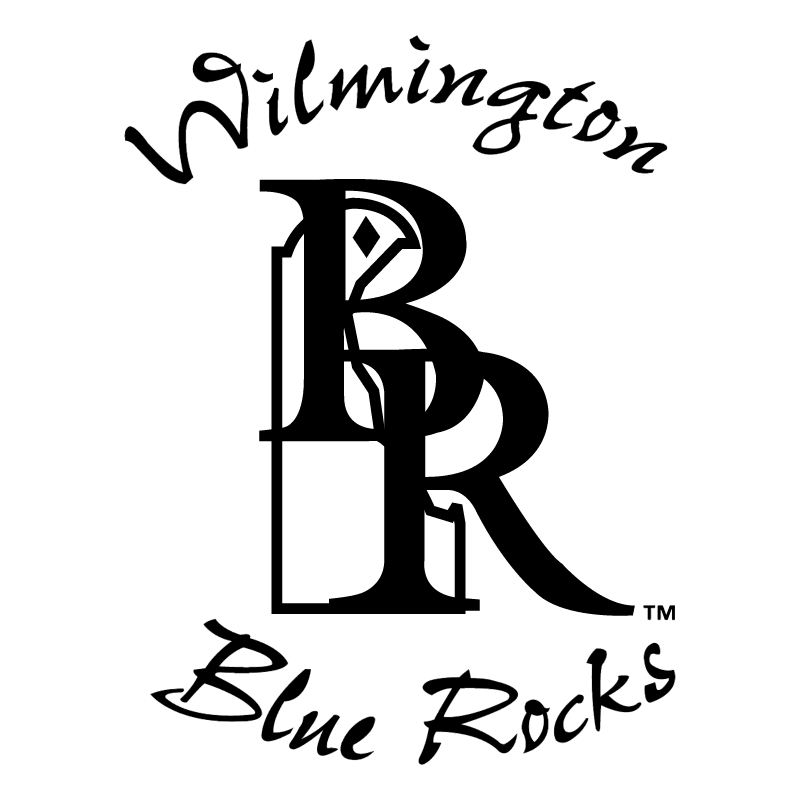 Wilmington Blue Rocks vector