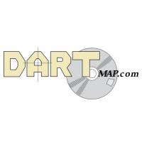 Dart Map Com vector