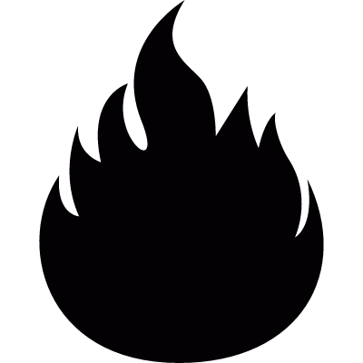 Fire Flame vector logo