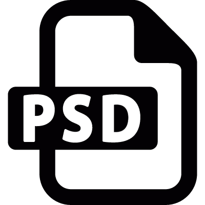 PSD format vector logo