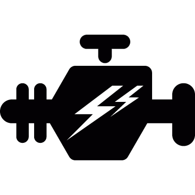 Electrical contact vector logo