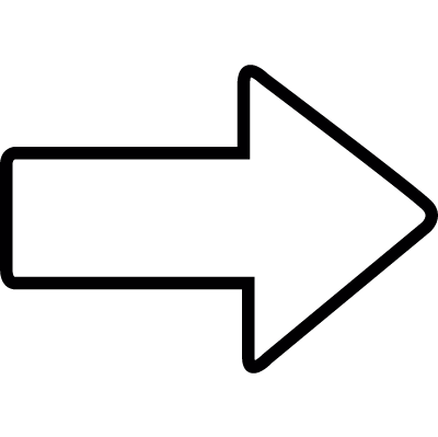Arrow right, IOS 7 symbol vector logo