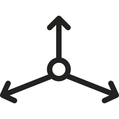 Axis Arrows vector logo