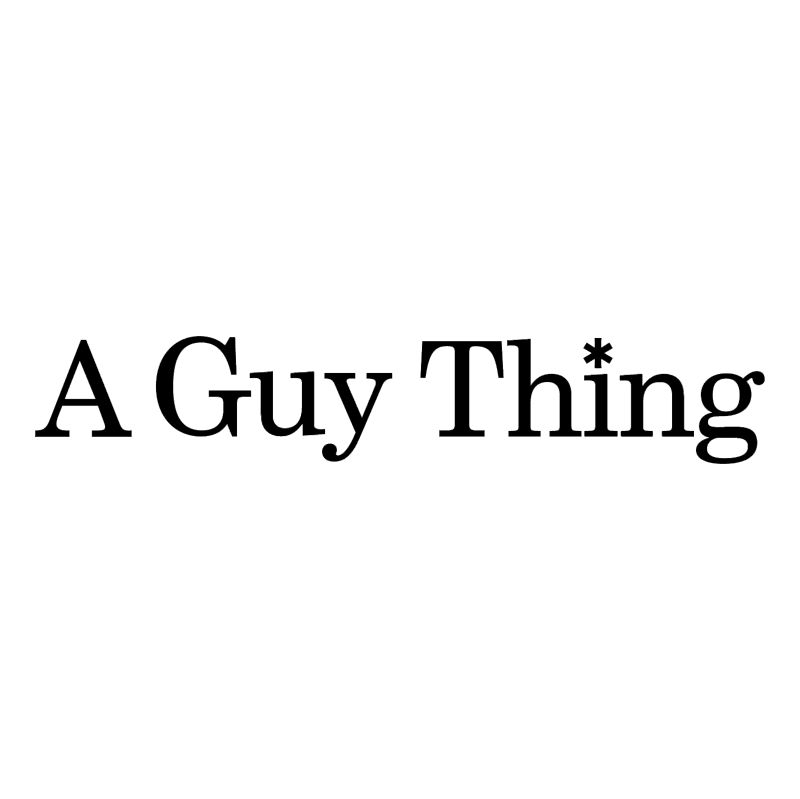 A Guy Thing vector logo