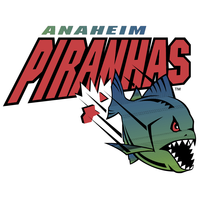 Anaheim Piranhas 20477 vector