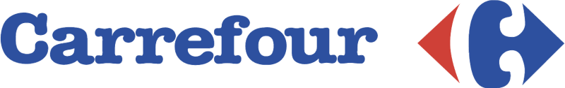 Carrefour supermarket logo vector