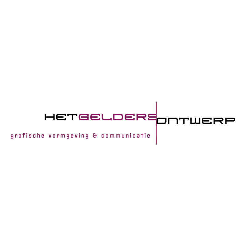 Het Gelders Ontwerp vector logo
