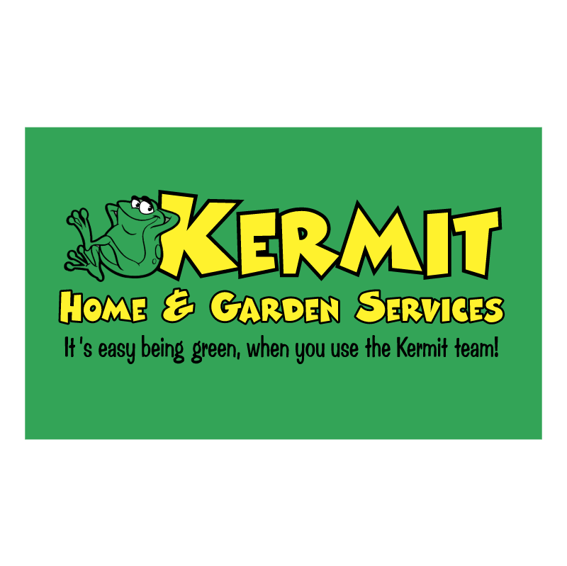 Kermit Home &amp; Garden Services vector logo
