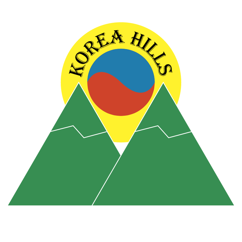 Korea Hills vector