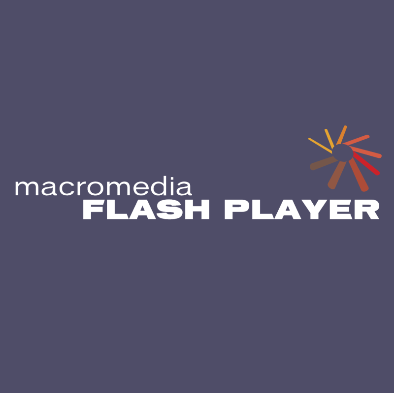 Macromedia Flash Player vector logo