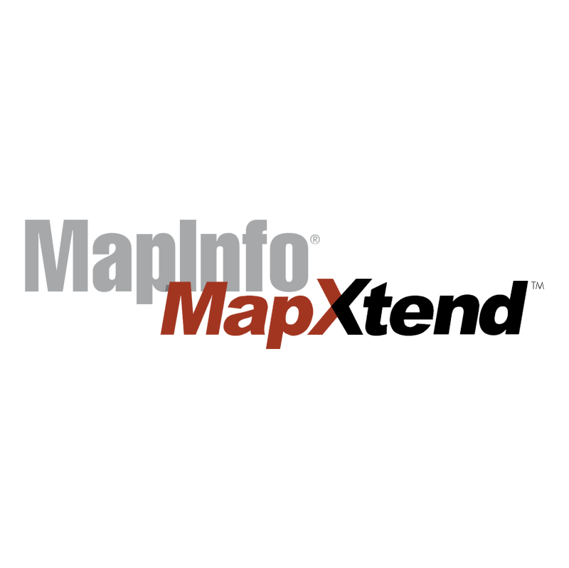 MapInfo MapXtend vector logo