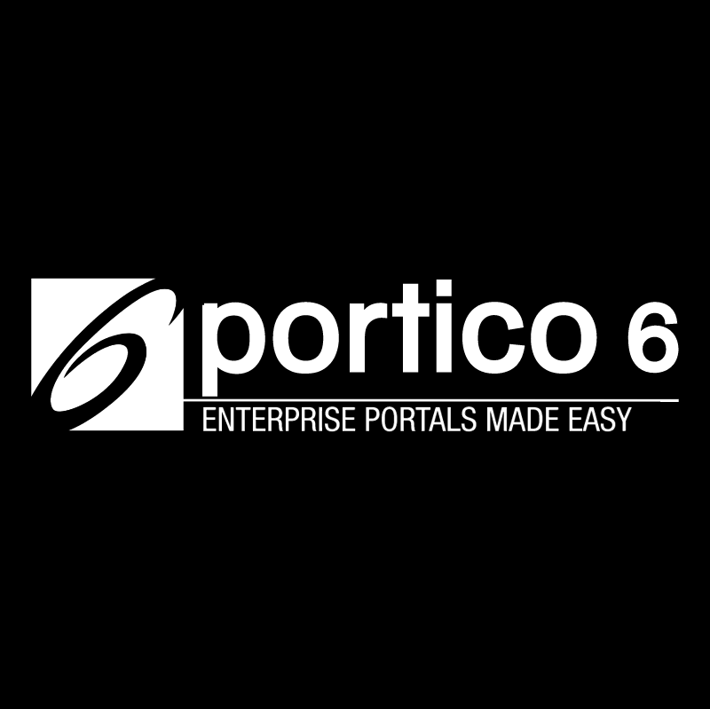 Portico 6 vector logo