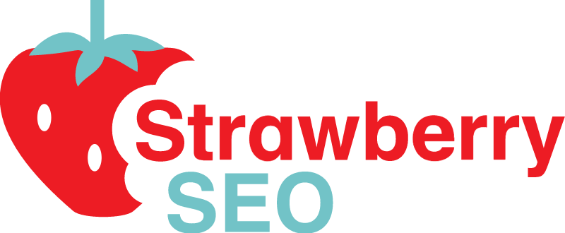 Strawberry SEO vector logo
