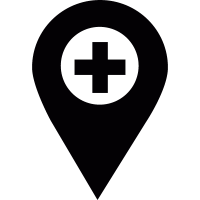 Pharmacy location pointer vector