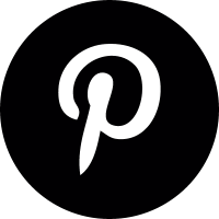 Pinterest Logo Button vector